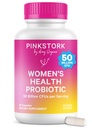 Prototik Kesehatan Wanita Pink Stork, 50 Milyar CFU 124; Clinically Studied Profestiv 124; Vaginal, Gut, Mood, & Hormone Keseimbangan 124; Yeast & Odor Dukungan 124; Probiotic dan Prebiotic Blaend 12.430 Vegan Capsules