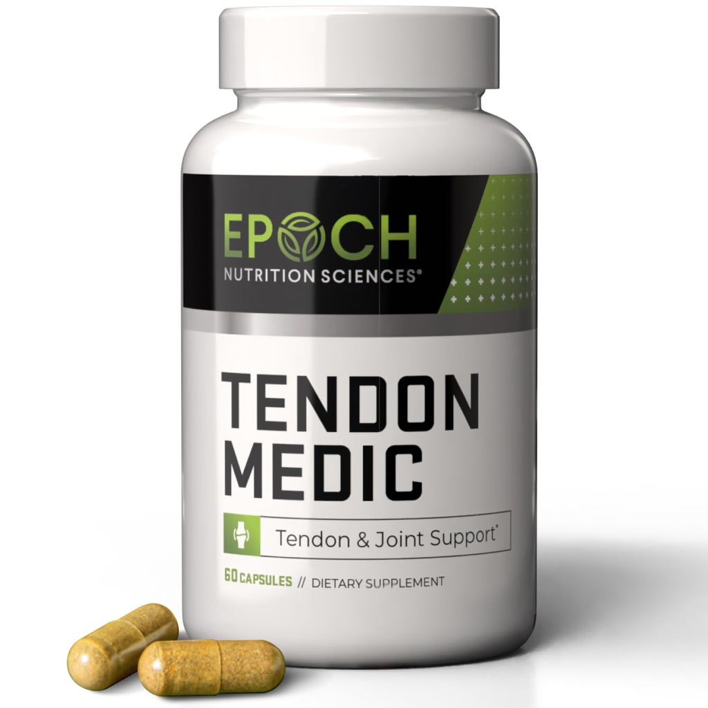 Penggabungan Medis Tendon & Tendon Dukungan - Mobility & Flexibility Formula - Natural Nor-GMO Capsules untuk Relief Pain Gabungan, Tendonitis, Arthritis & Muscle Recovery - 60 Caps