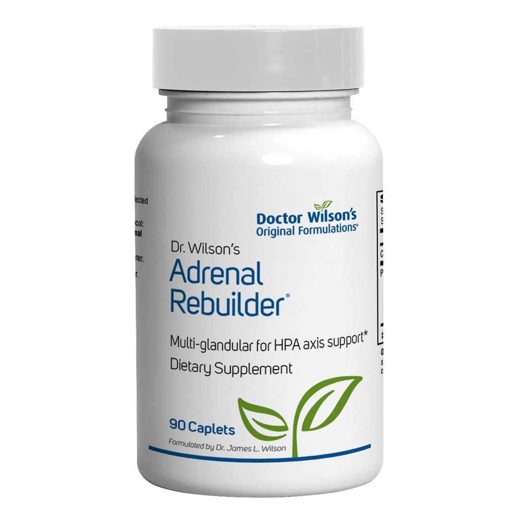 Dr. Wilson 's Adrenal Rebuilding 90 caplet multiglandular Termasuk Adrenal Cortex untuk Adrenal dan HPA Axis Dukungan