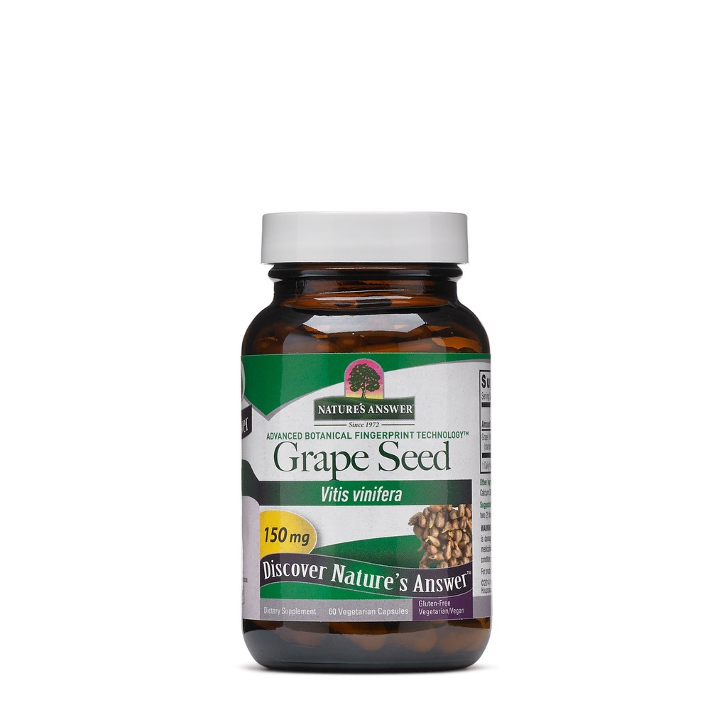 Nature 's Response Grape Seed Vegetarian Capsules, 60- Count