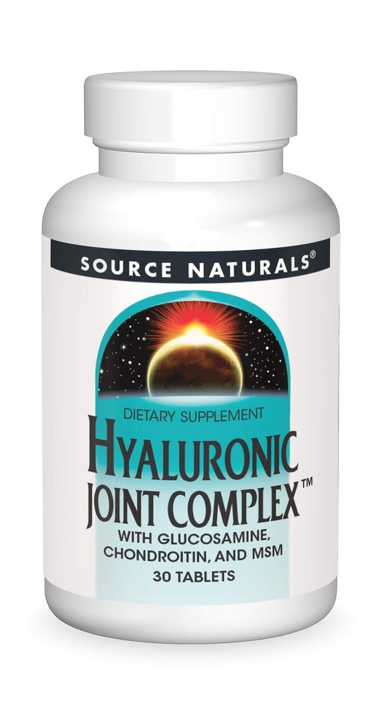 Sumber Hyaluronic Complex Bersama dengan Glucosamin, Chondroitin & MSM - 30 tablet