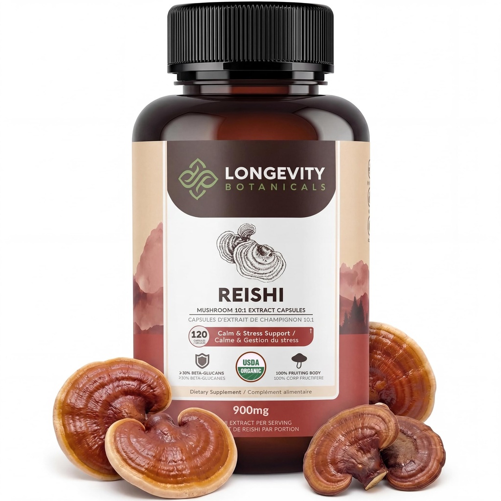 Reistani Reishi Mushroom Kapsules Supplement (120)