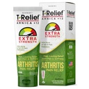 T-Relief Ekstra Kekuatan Arthritis Cream Arnica + 12 Pain Relieving Natural Medicines Help SootheSoreness Stiffness Acs & Pains in Joints Alamly - 3 oz