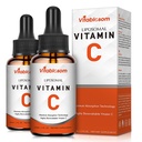 Liposal Vitamin C 2000mg Liquid for Adults, High Absorpsi VIT C, Maksimalkan Vitamin C, Imune System & Antioksidant Dukungan, 60ML (2 Bottle)