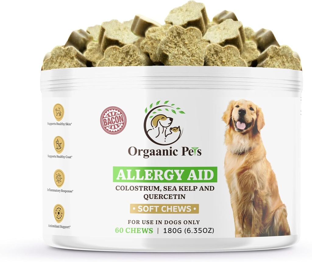 Herbal Dog Allergy Relief with SEA KELP - Colostrum