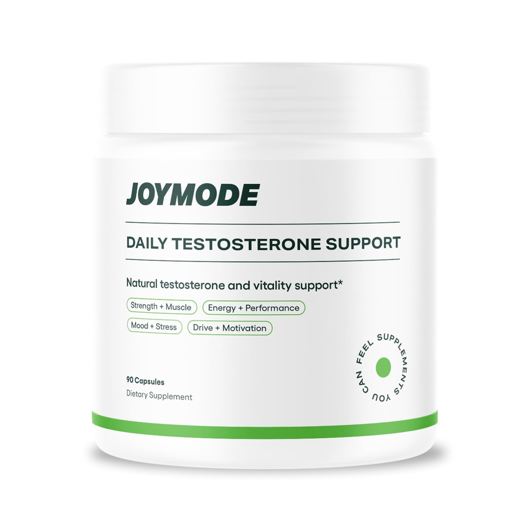 JOYMODE Testosterone Dukung Kompleks (180ct) - Suplemen Alam untuk Pria w / Ashwagandha, DIM, Magnesium, Zinc & Boron - Paket 2