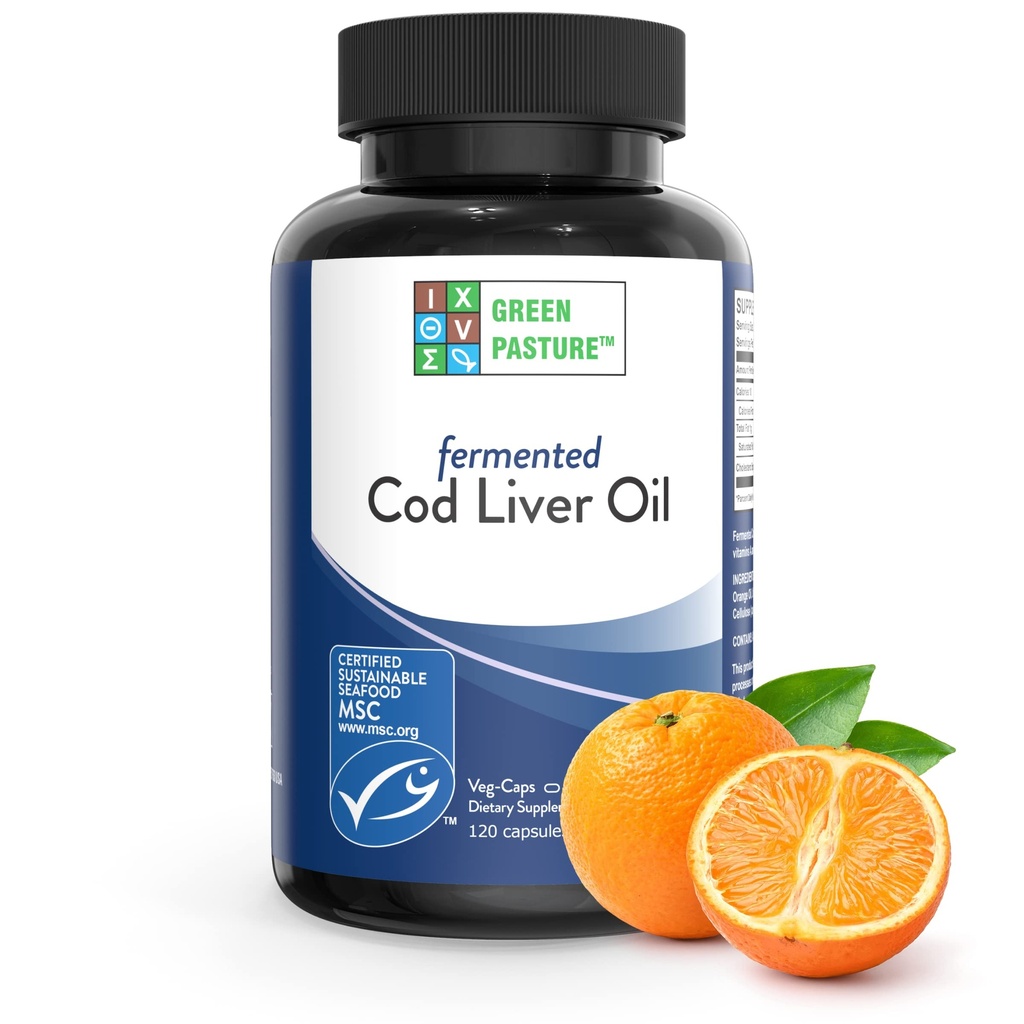 Green Paxed Fermentasi Cod Liver Oil Oranye Flavor 120 Caps