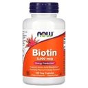 Sekarang Foods Biotin 5 MG Vegetarian Capsules, 120 Cacah