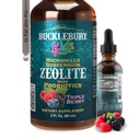 BockLEBURY Cair Zeolite Detox untuk Anak-anak dengan Propole- Gula Free Natural Berry Flavour untuk Anak - Zeolite Heavy Metal Detox dan Imune Dukungan - 2 Fl Oz
