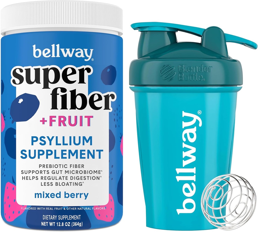 Bellway Super Fiber Powder + Buah, Campuran Berry Botol Bundle