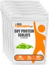 BulkSuplements.com Soy Protein Isolate Powder - Vegan Protein Powder, Unflashted - Pure & Gluten Free, 30g per Serving, 1kg (2.2 lbs) (Paket 5)