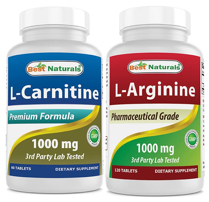 Terbaik: L- Carnitine 1000mg & L- Arginine 1000 mg