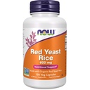 Suplemen SEKARANG, Red Yeast Rice 600 mg, Dibuat dengan organik Rice Yeast Merah, 120 Veg Capsules