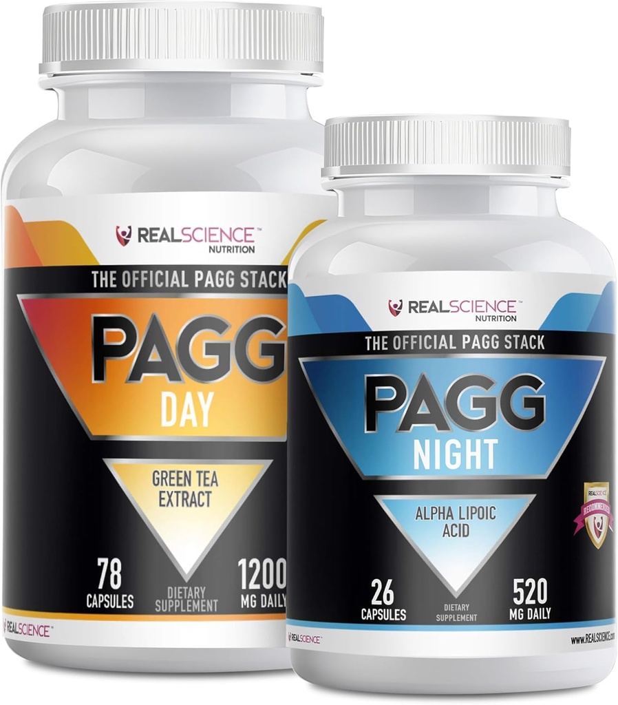 4 Hour Body by Tim Ferris, Fat Burning and Muscle Building Support, Green Tea Extract Day Suplemen (78 Caps) dan Alpha Lipoic Acid Night Suplemen (26 Caps)