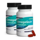 OmegaQuin Minyak Benih Hitam + Vivo Mega Minyak Ikan 124; Omega- 3 & Thymoquinone Suplemen