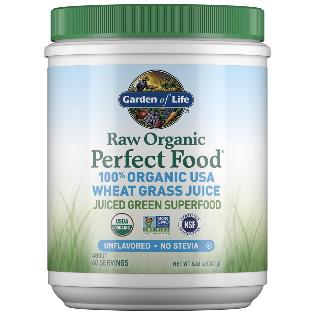 Taman Perfect Food 100% Organik Amerika Serikat Wheat Grass Juice