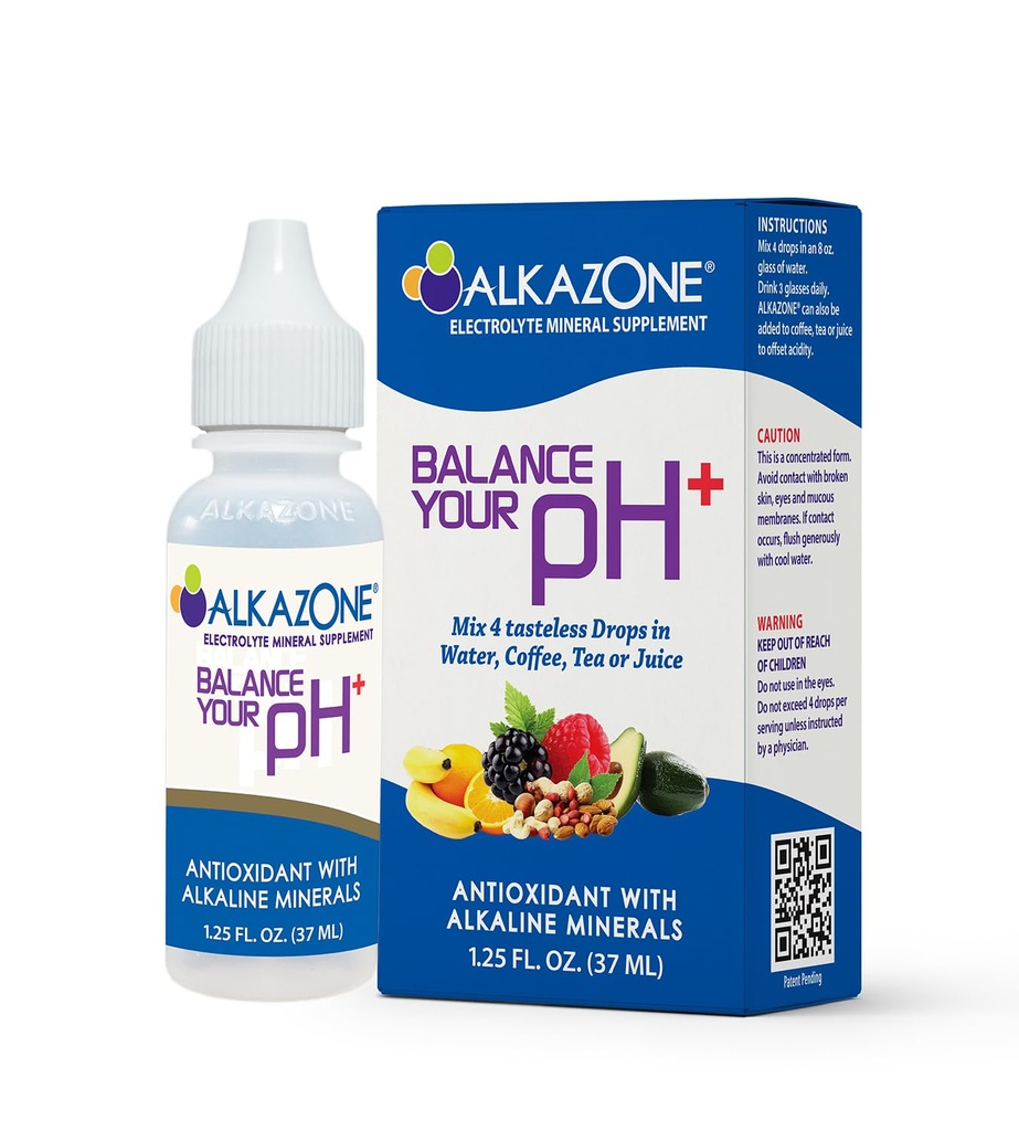 Alkazone Keseimbangan PH Anda ditambah Antioksidan Alkali Mineral Drops Enhance Hidration Anda dengan Setiap Drop!