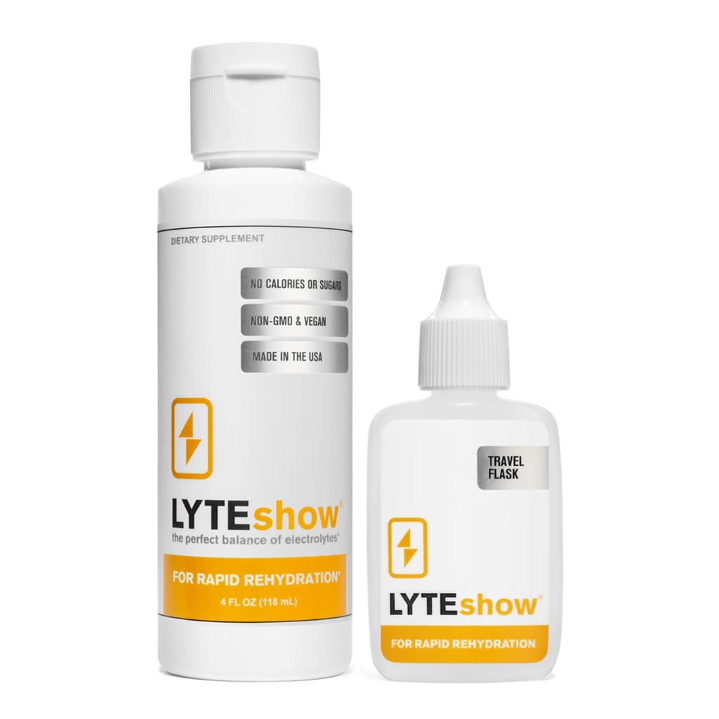 LyteShow - Electrolyte Drops for Rapid Rehydration + Discultion + Brain + Energy + Imunity