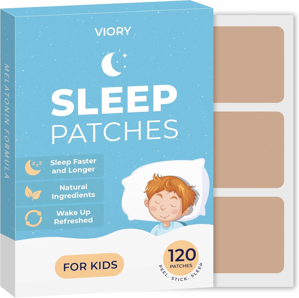 VIORY 120 Sleep Patch for Kids Extra Strange - Fast Acting, 100% Natural Ingredictions, Skin- Friendly & Easy to Terapkan Sleep Stickers for Boys