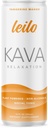 LEILO 124; Kava bubuk Sparkling Relaxation Drink 12.4; Tangerine Mango 12- Pack - Non-ALC Calming Beverage 12.4; 12 flo Cans (Pack of 124; Packaging May Vary