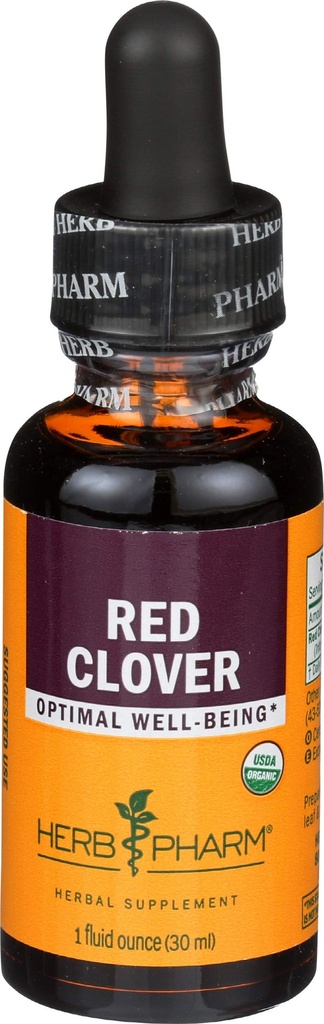 Herb Pharm Certified Organic Red Clover Extract, 1 Fl Oz