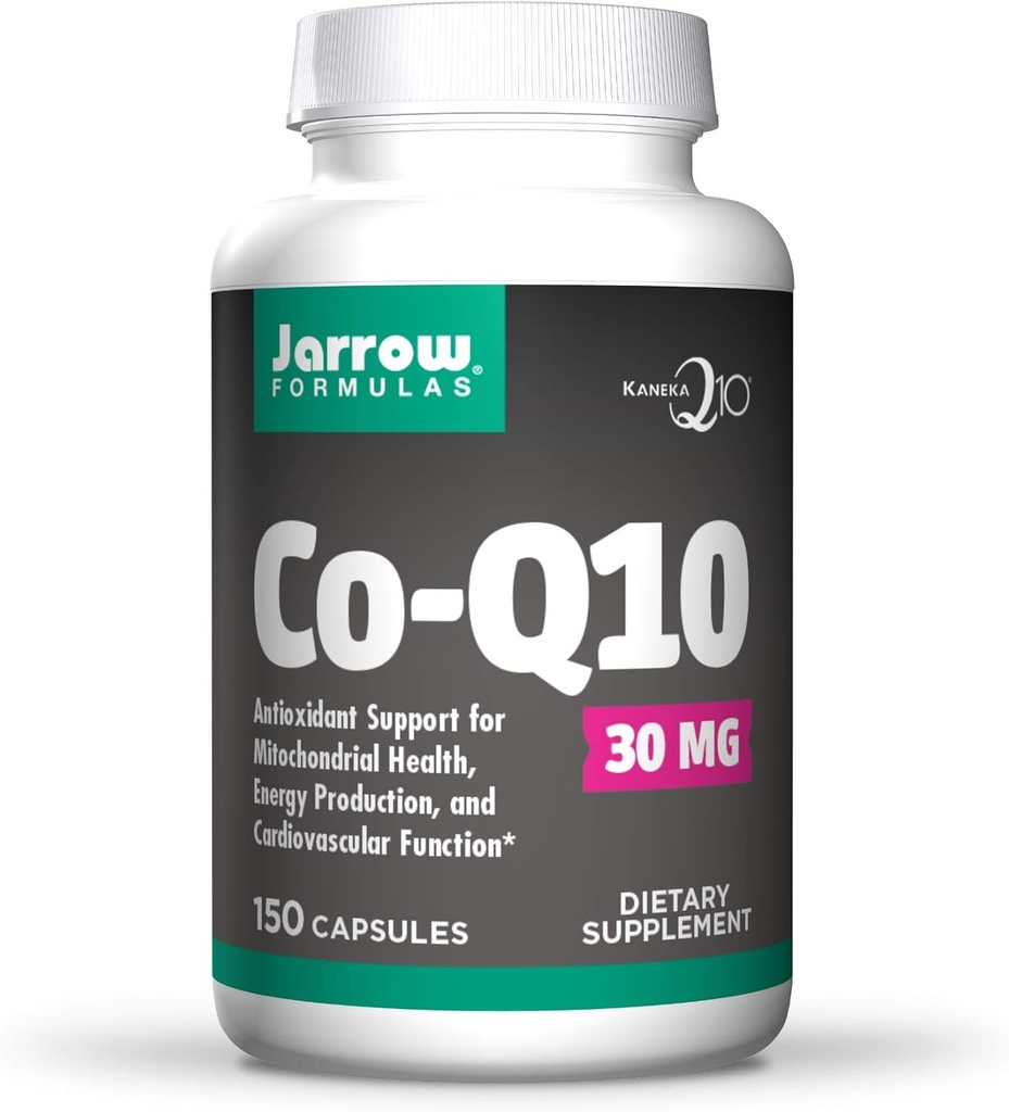 Jarrow Formulas Co-Q10 30 mg, Promoses Production Energi Cellular, 30 mg, 150 Caps