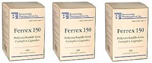 Ferrex 150 Polysaccharde Iron Complex Capsules By Breckenridge - 100 Ea by Marble Medical