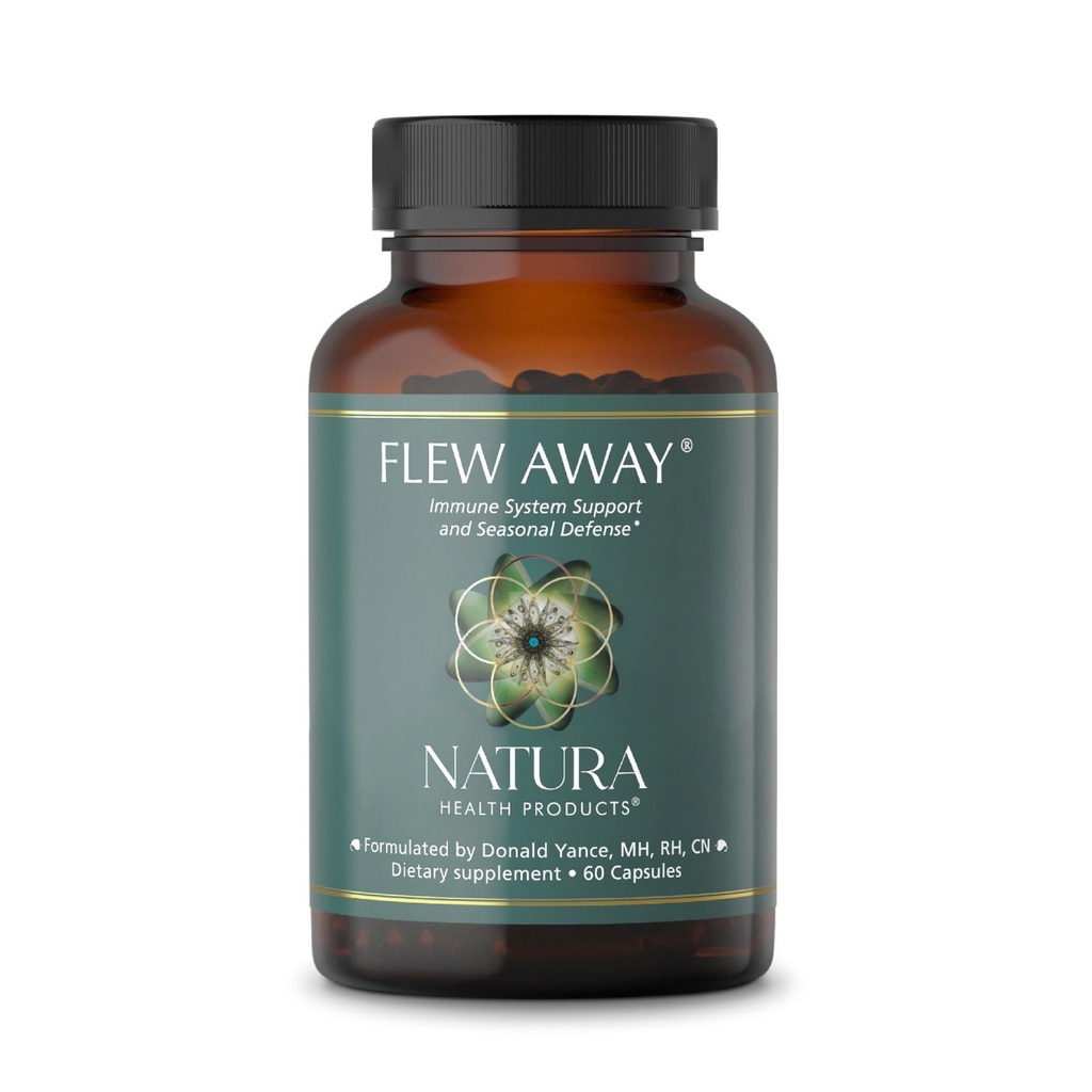 Affia Products Kesehatan Flew Away Supplement - Imune System Support & Seasonal Pertahanan - menampilkan Ginger, Elderberry, Propolis dan Eucalyptus (60 Kapsul)