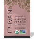 Truvani Vegan Pea Protein Powder 124; Vanilla Chai 124; 20g Tanaman Organik berbasis Protein 124; 1 Serving 124; Keto 124; Gluten & Dairy Free 124; Low Carb 124; No Added Sugar