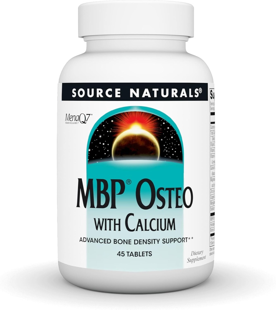 Sumber: MBP Osteo dengan Kalsium, Advanced Bone Density Support *, 45 Tablet
