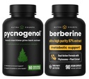 NutraChamps Complete Circulation & Metabolic Boost: Pycnogenol & Berberine Duo