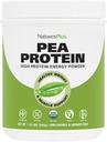Natuture Plus Organik Pea Protein - 1.1 Lbs, Vegan Powder minuman - Powder Protein Tinggi, Hunger Suppresant, Muscle Builder, Promotes Heart Health - Non-GMO, Vegetarian, Gluten- Bebas - 25 Hamba