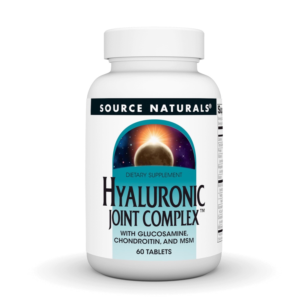 Sumber Hyaluronic Complex Bersama dengan Glucosamin, Chondroitin & MSM Ekstra Kekuatan - 60 tablet