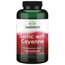 Swanson Bawang putih dengan Cayenne 200 Capsules