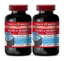 otak dan memori - BRAIN DAN MEMORY BOOSTER - meningkatkan kecepatan pemrosesan, kejelasan pikiran dan fokus suplemen, pikiran dan memori suplemen, suplemen otak memori, otak muda - 2B 120 Caps