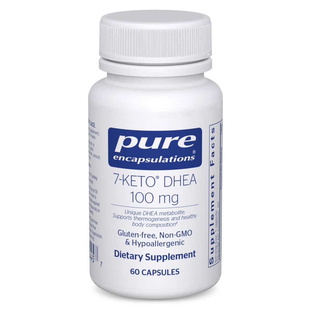 Ensulations Murni 7- Keto DHEA 100 mg 124; Unique DHEA Metalite Suplemen untuk mendukung Thermogenesis dan Komposisi Tubuh Sehat *] 124; 60 Capsules