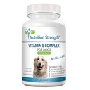 Vitamin E for Dogs, Propince Cardiovaskular Health, Dukung Sel Membrranes, Vitamin E Complex to Boost Dog Ammune System Plus Zinc, Selenium, Folate, Salmon Oil, 120 Tewable Tablet