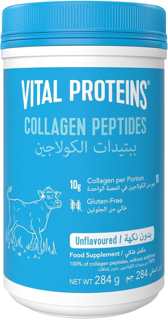 Protein Vital, Peptida Collagen Tanpa Rasa, 10 Oz (284gma)