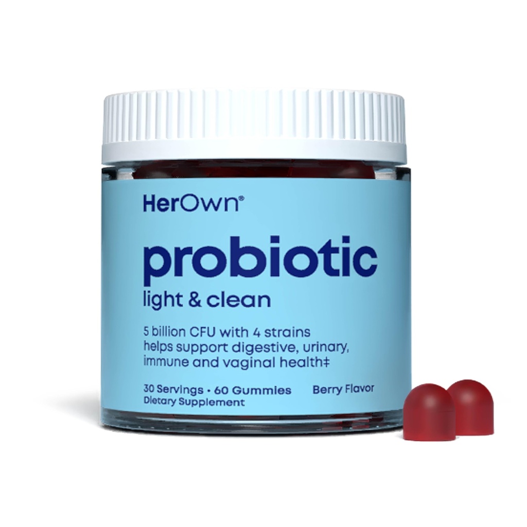 Probiotik & Prebiotik-nya sendiri, Support Kesehatan Digetical, Promotes Healthy Gut, Supports Ammune Health, 5 Milyar CFU, Gluten dan Soy Free, Vegan, 60 Gummides, 30 Servings (Paket 1)