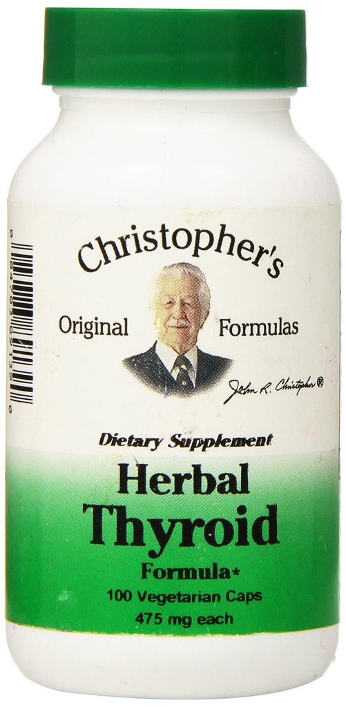 Dr Christopher Formula Dr Christopher Formula Herbal Thyroid, 100 Count
