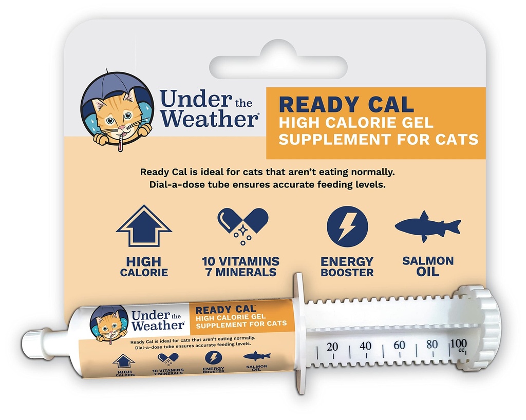 Under The Weather Pet 124; Ready Cal for Cats 100cc 124; High Calorie Supplement Acids (for Cats 100cc)