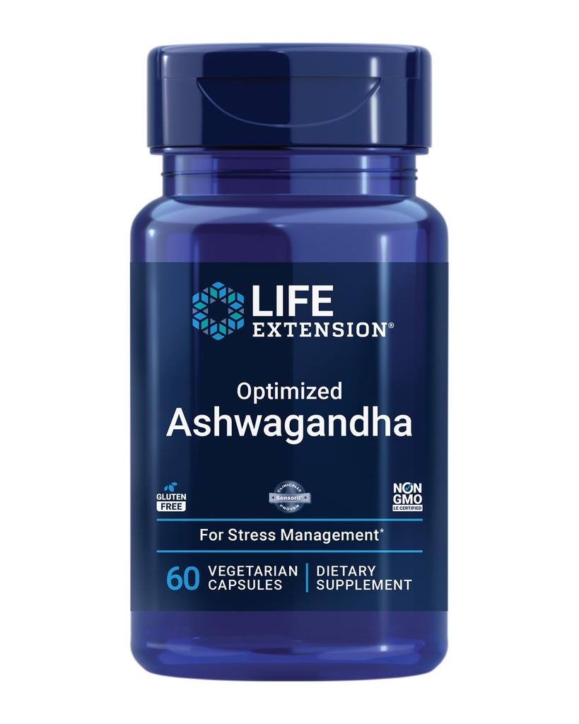 Ekstensi Hidup DHEA 25mg dan Optimated Ashwagandha - Suplemen untuk Hormone Saldo, Stress Relief, Imune dan Cognitive Dukungan - 100 Capsules dan 60 Capsules