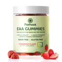 Gumi EAA 120 Gummies (Strawberry), Espino Acids - Semua 9 Estibe Aminos (EAMA) dan All Branched- Chain Aminos (BCAAs), NON-GMO, Gluten Free, Vegetarian Friendly