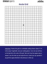 Amsler Eye Grid dengan Magnetic Back - Daily Vision Screening Tool for Macalar Degeneration & Glaucoma Pasien oleh Clinical Experies (1 Pack)