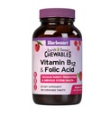 Nutrition Bluebonnet Earth Sweet Vitamin B12 1000 mcg & Folic Acid 400mcg Brain & Energy * Vitamin for Women & Men - Vegan, Gluten- Free Raspberry B 12 Vitamin - 180 Chewable Tablets