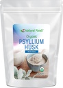 Z Natural Foods Worlanic Whole Psyllium Huskes, a Natural Fiber Suplemen, Mix It Into Smoothies, Juice, Non-GMO, Vegan, Gluten- Free, Kosher, 3 lb.