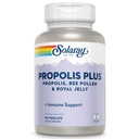 Propolis SOLARAY Plus 144; Healthy Ammune System Dukungan dengan Propolis, Bee Pollen & Royal Jelly 126; 90 Veval Caps
