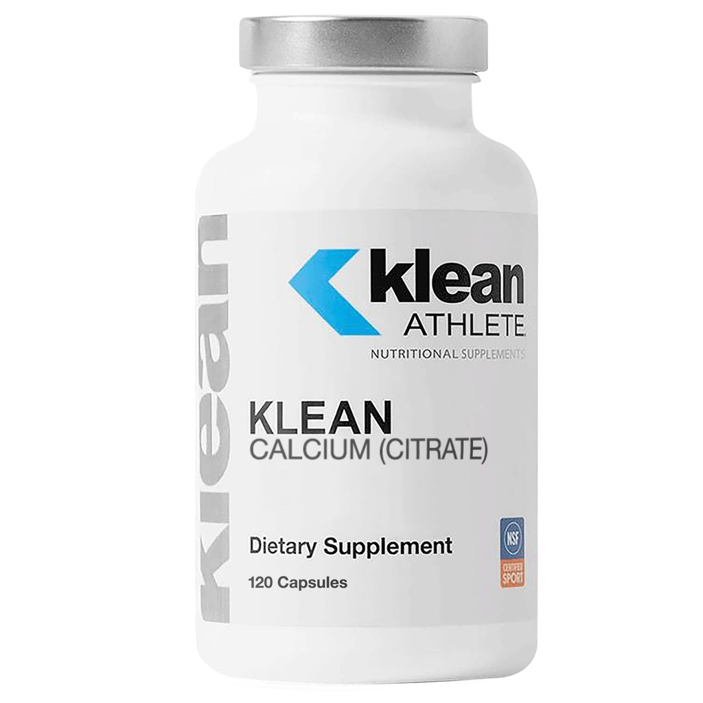 Klean AthLETE Klean Calcium Citrate - for Bone Health & Density - Bone Support for Sports *