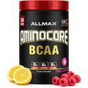 LLMAX NUtrition AMINOCORE BCAA - 8G BCAAS - 100% Cabang Murni Berrantai Amino Acids - Gluten Bebas - Pink Lemonade - 315 Gram