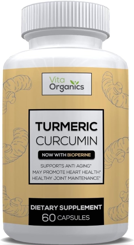 Turmeric Curcumin 1300mg - Ekstra Kekuatan Gabungan & Inflammation Dukungan